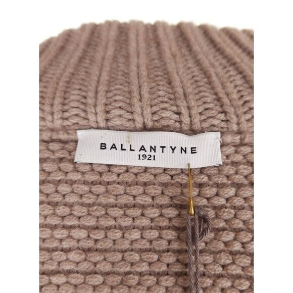 Ballantyne Short Montgomery Toggle Cashmere Cardigan 46 US 36 S Mens Beige $2685 - Picture 9 of 13